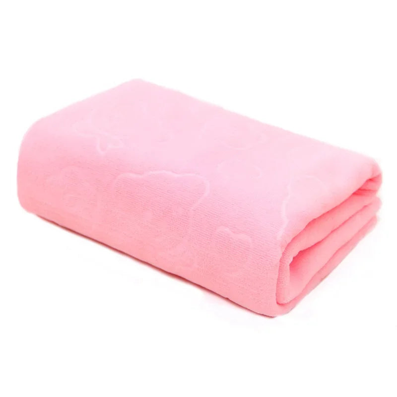 Quick-Drying Pet Bath Towel – Soft Absorbent Microfiber for Dogs & Cats