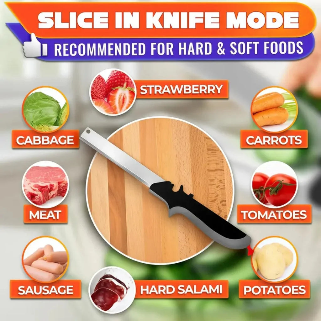 Stainless Steel Kitchen Scissors 2 In 1 Cutting Board Chopper Fruit Vegetable Multifunctional