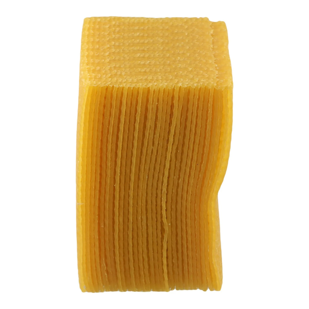 30Pcs Natural Beeswax Sheets Beehive Foundation 9×13.2cm Beeswax Hand-rolled Beeswax Candles Beekeeping-Supplies Yellow