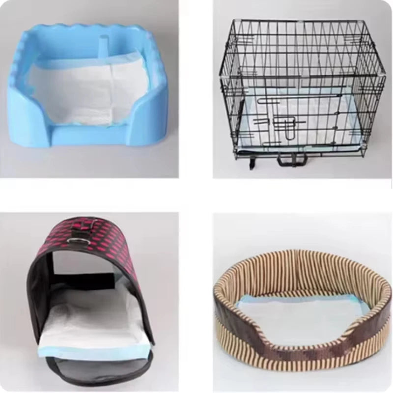 Super Absorbent Pet Diaper Dog Pee Pads Quickdry Disposable Urine Nappy Mat For Cats Dog Diapers Deodorant Pet Supplies