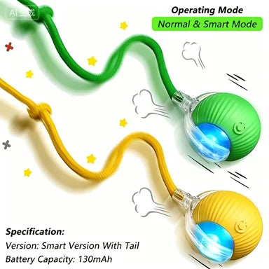 ETPU Electric Dog Toy Ball – Bite-Resistant, Self-Moving & Food-Grade