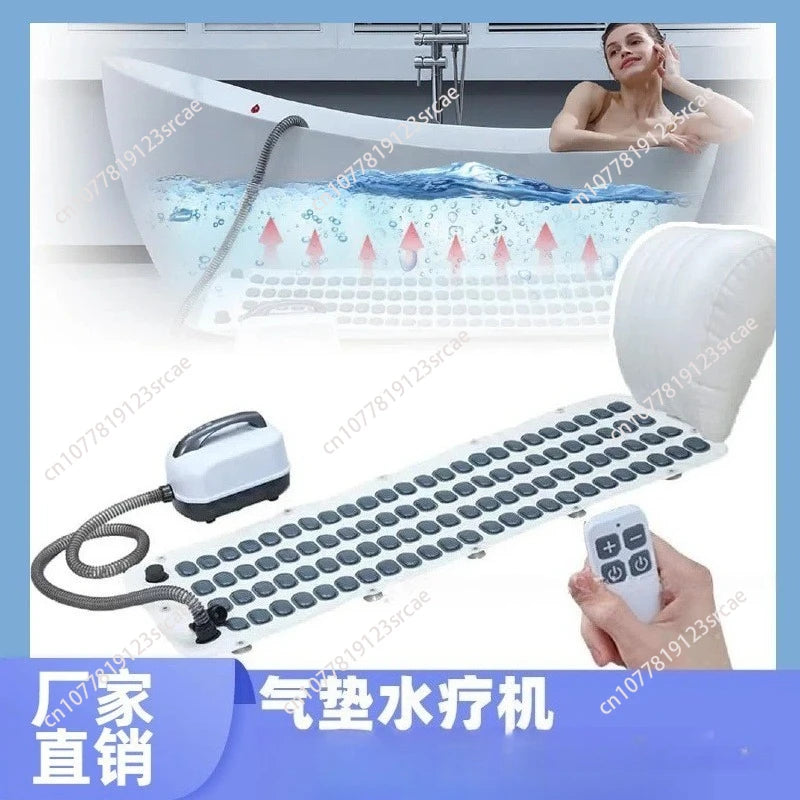 Electric Surf Bubble SPA Full Body Bubble Massage Spa Machine, Non-slip Bath Mat Wireless Remote Control Bubble Bath