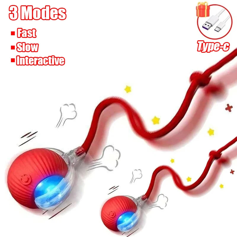 Cat Interactive Ball Toy – Automatic Rolling Smart Electric Toy for Cats