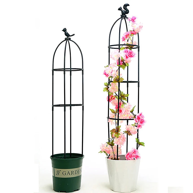 1 Set Climbing Plant Trellis Garden Support Cages For Flowers Plants Support Frame Trellis Climbing DIY Flower Vines Pot Stand