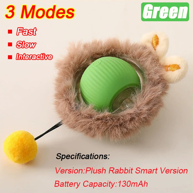 Cat Interactive Ball Toy – Automatic Rolling Smart Electric Toy for Cats