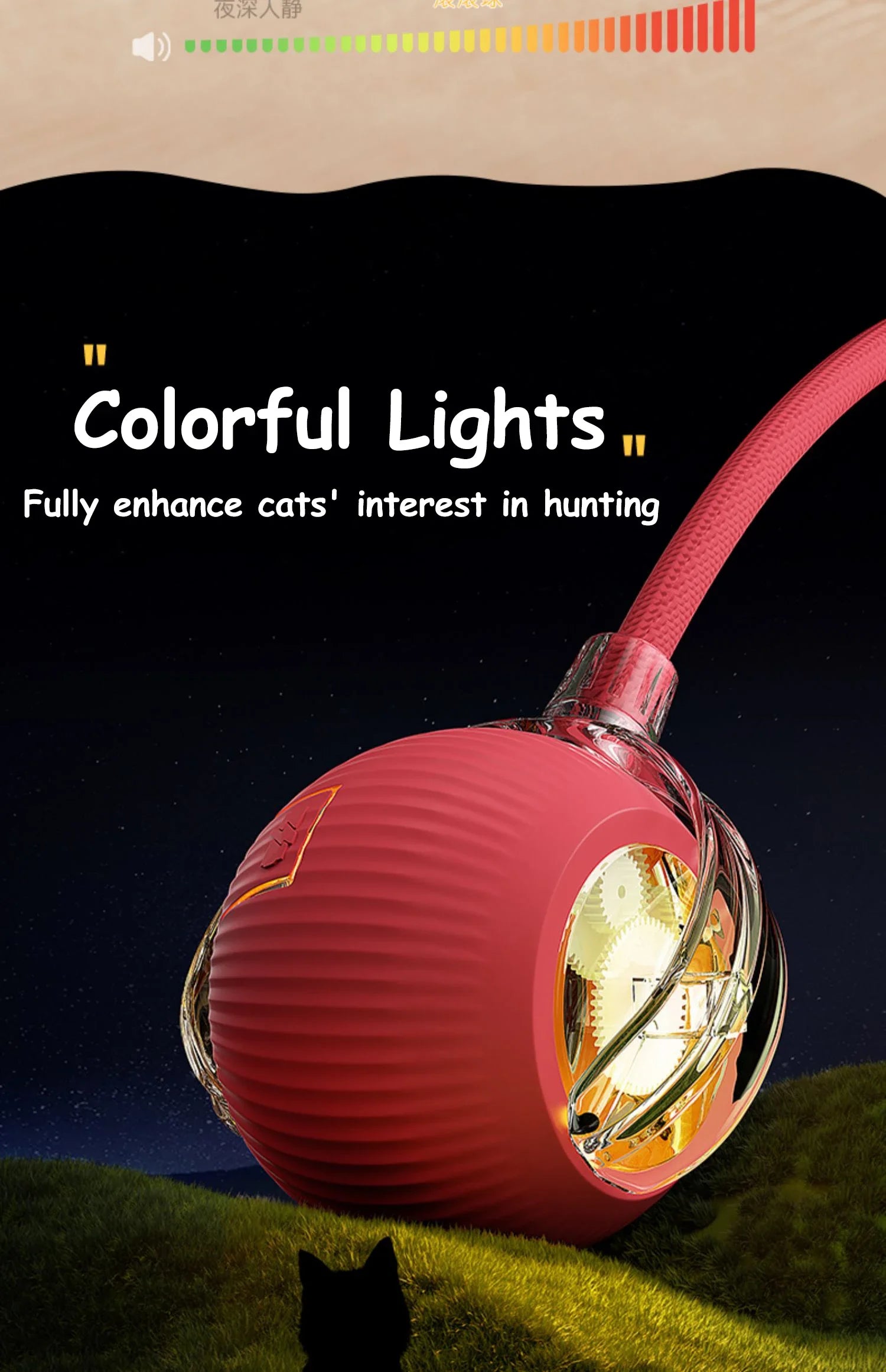 Cat Interactive Ball Toy – Automatic Rolling Smart Electric Toy for Cats