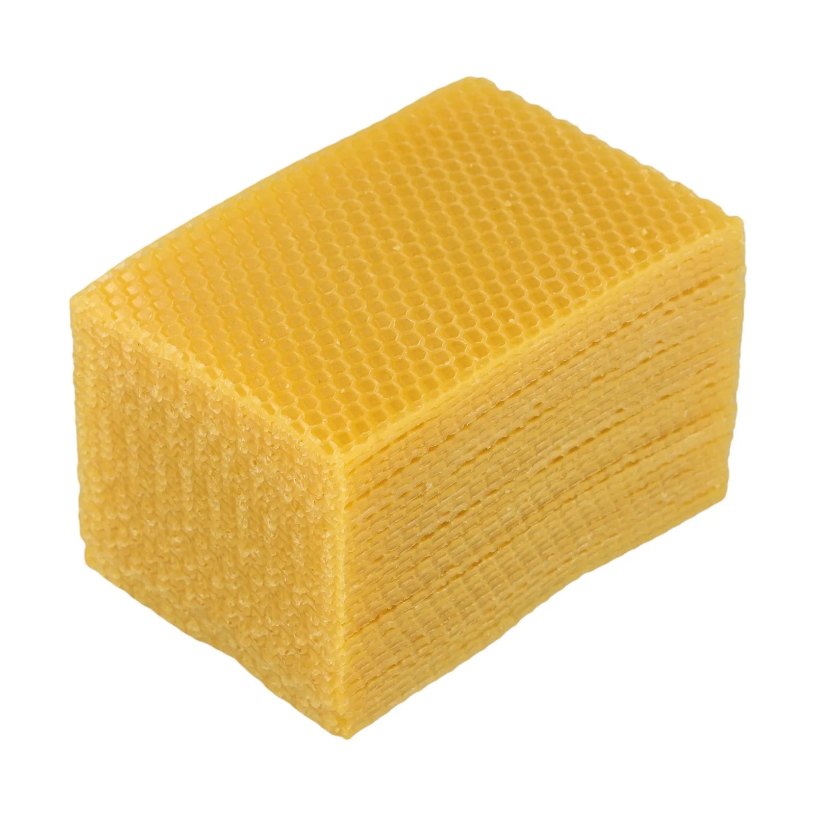 30Pcs Natural Beeswax Sheets Beehive Foundation 9×13.2cm Beeswax Hand-rolled Beeswax Candles Beekeeping-Supplies Yellow