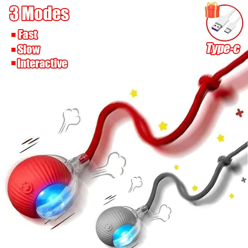 Cat Interactive Ball Toy – Automatic Rolling Smart Electric Toy for Cats