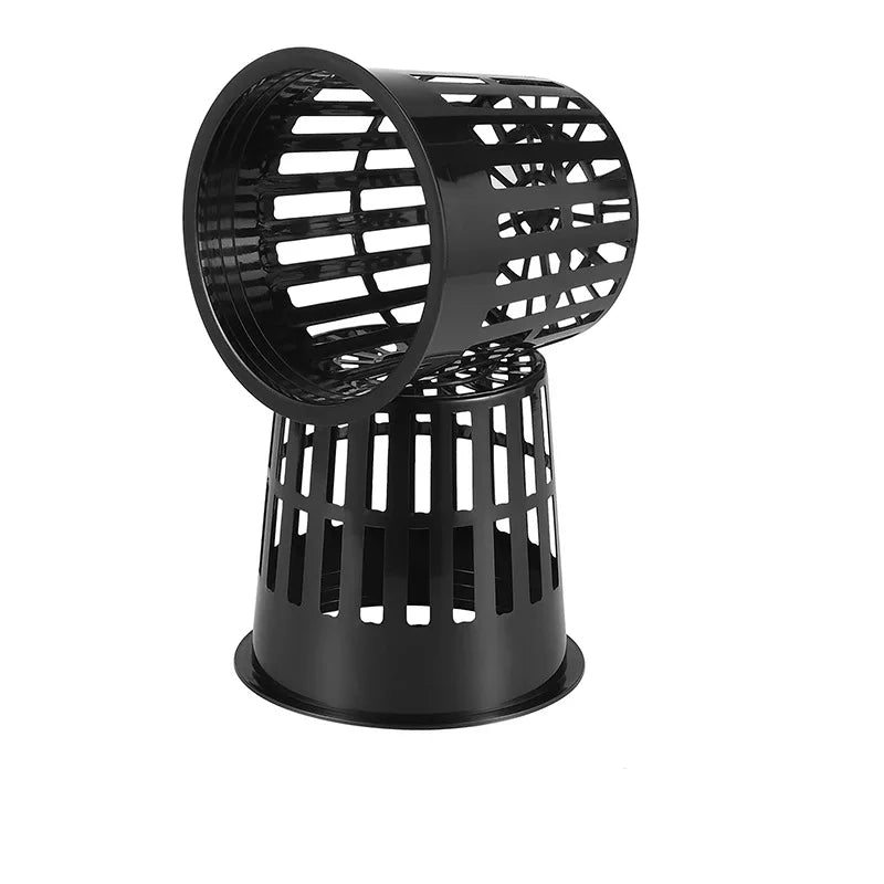 10PCS 3 Inch Hydroponics Cups Slotted Mesh Wide Lip Filter Plant Net Pot Bucket Basket Vegetable Garden Grown Netted Baskets