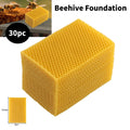 30Pcs Natural Beeswax Sheets Beehive Foundation 9×13.2cm Beeswax Hand-rolled Beeswax Candles Beekeeping-Supplies Yellow