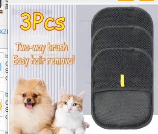 2-in-1 Pet Hair Removal Mitt — Effortlessly Remove Cat & Dog Hair from Sofas, Carpets & Clothes