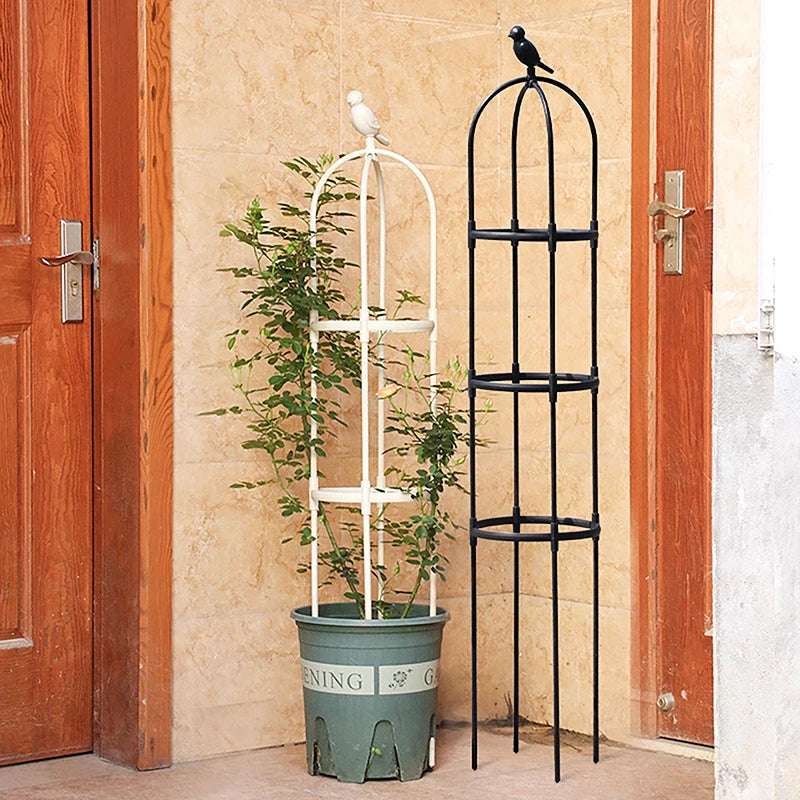 1 Set Climbing Plant Trellis Garden Support Cages For Flowers Plants Support Frame Trellis Climbing DIY Flower Vines Pot Stand