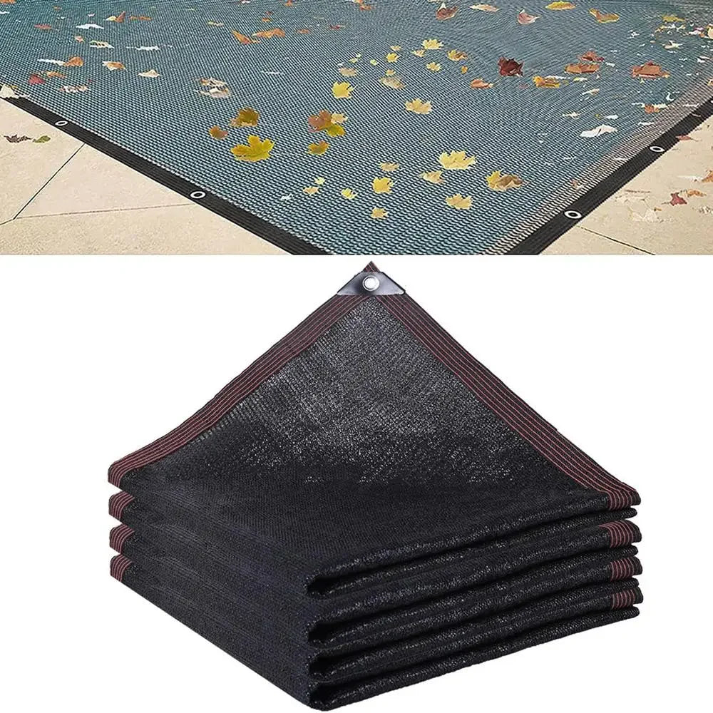 Pool Leaf Net Cover Leaf Netting For Inground And Above Ground Rectangle Pools Fine Mesh Cover Catching Leaves Sunshade