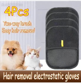 2-in-1 Pet Hair Removal Mitt — Effortlessly Remove Cat & Dog Hair from Sofas, Carpets & Clothes