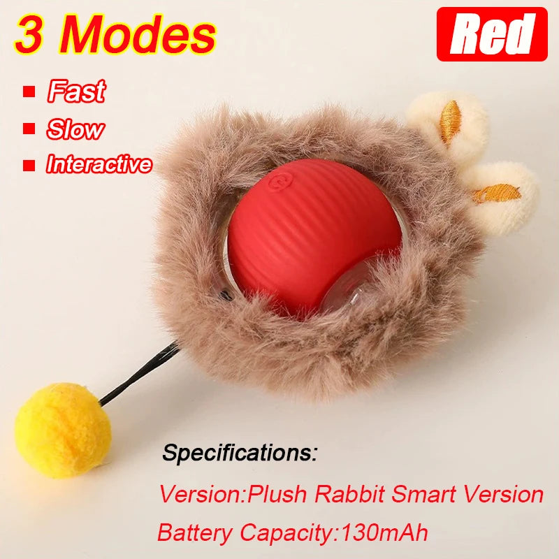 Cat Interactive Ball Toy – Automatic Rolling Smart Electric Toy for Cats