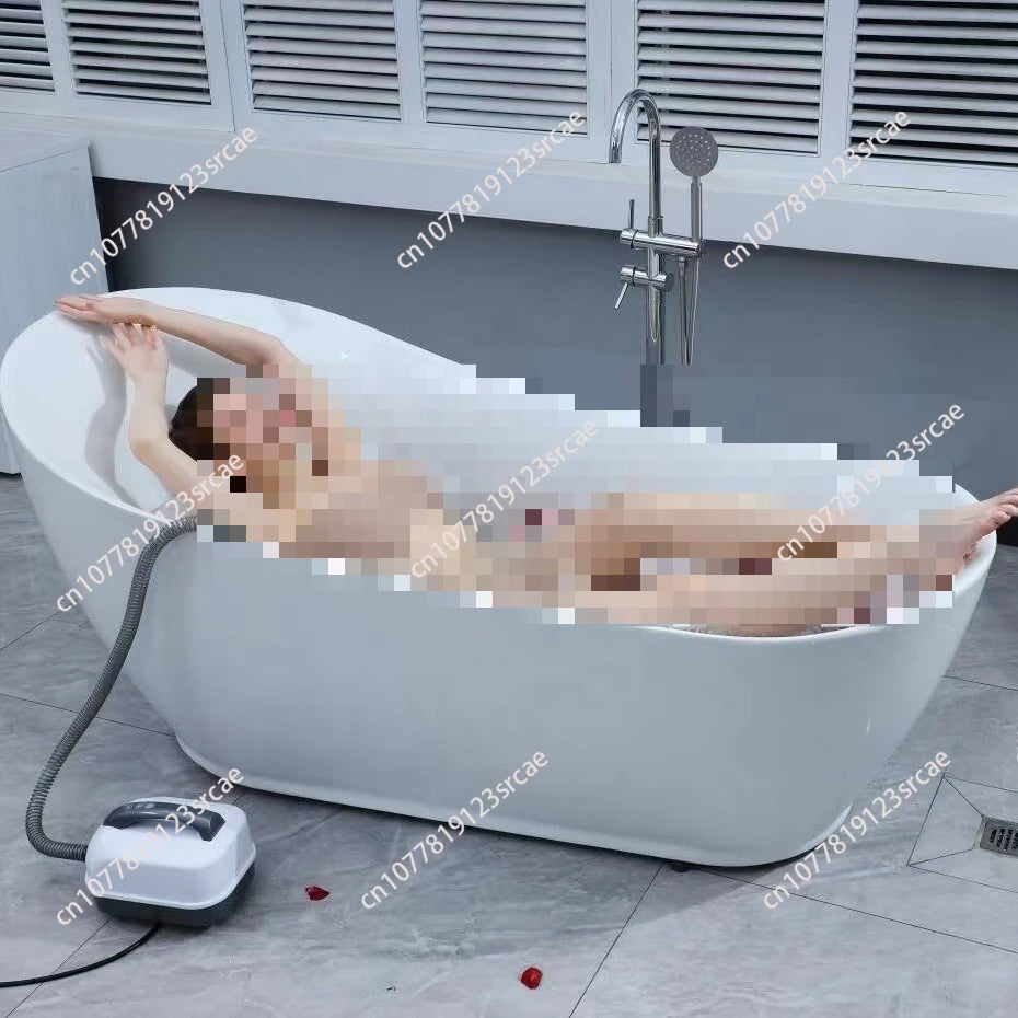 Electric Surf Bubble SPA Full Body Bubble Massage Spa Machine, Non-slip Bath Mat Wireless Remote Control Bubble Bath
