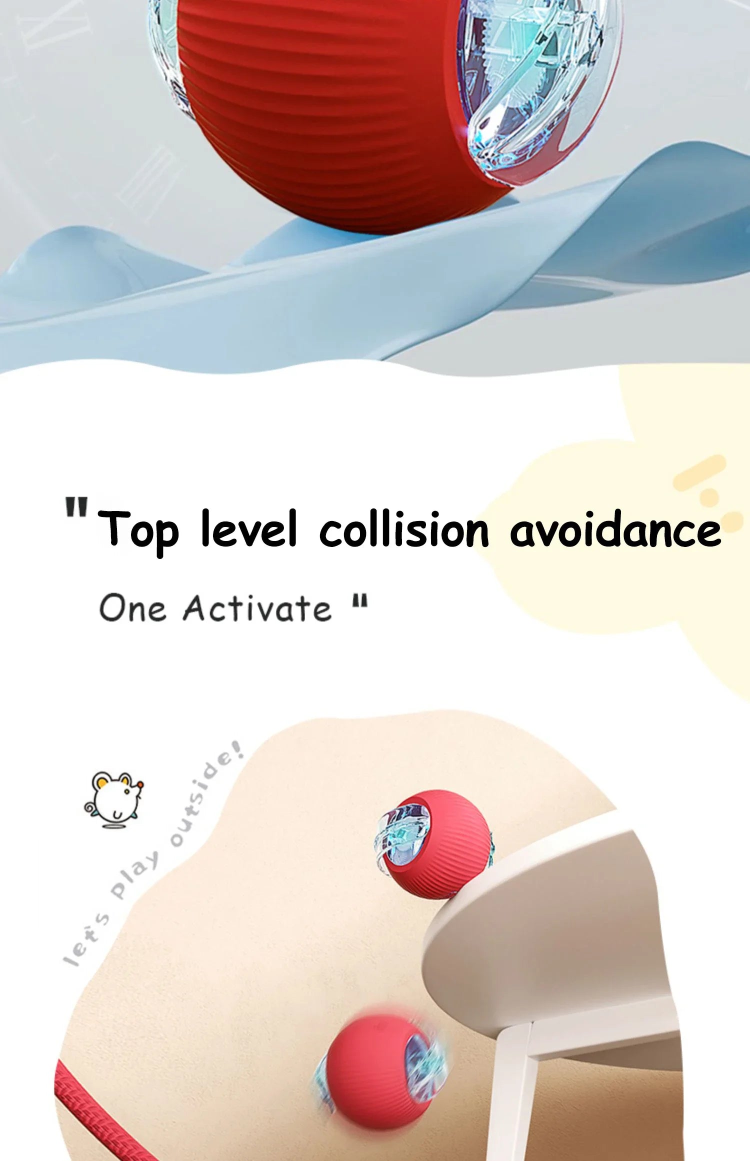 Cat Interactive Ball Toy – Automatic Rolling Smart Electric Toy for Cats