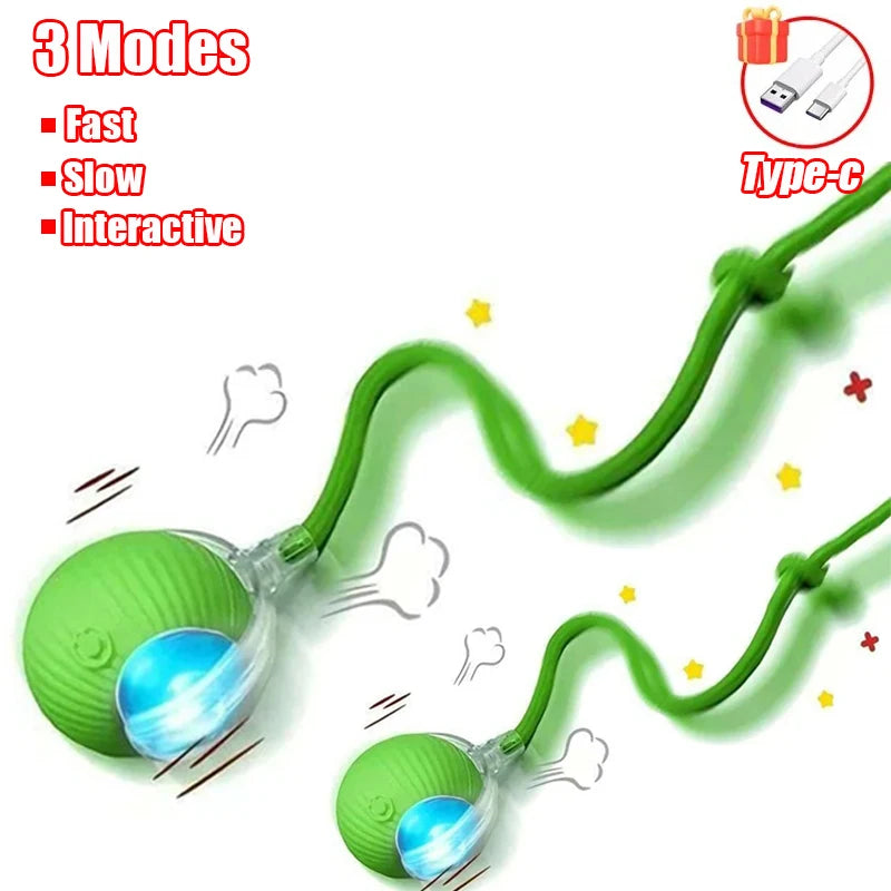 Cat Interactive Ball Toy – Automatic Rolling Smart Electric Toy for Cats
