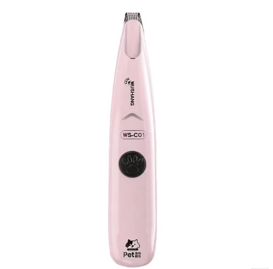 Electric Pet Grooming Trimmer – Waterproof Low-Noise Paw & Face Clipper