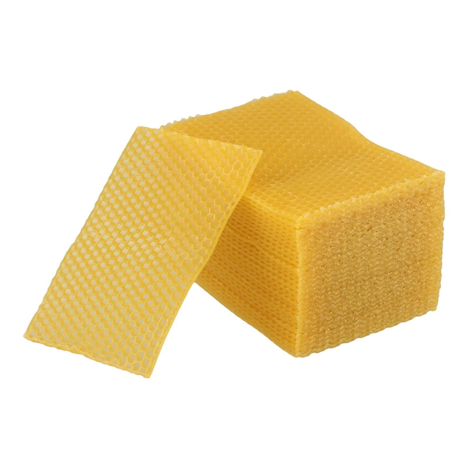 30Pcs Natural Beeswax Sheets Beehive Foundation 9×13.2cm Beeswax Hand-rolled Beeswax Candles Beekeeping-Supplies Yellow