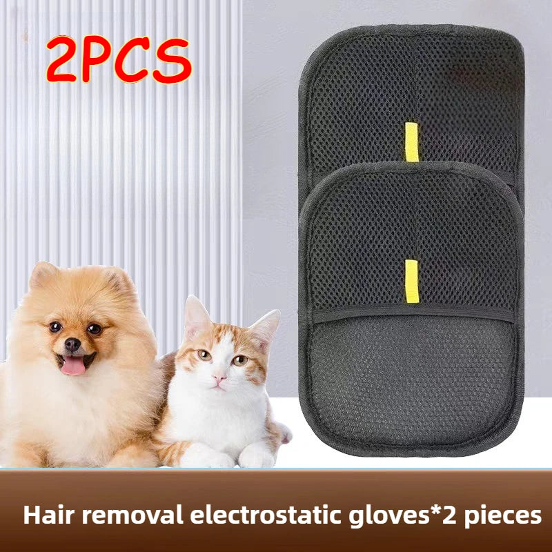 2-in-1 Pet Hair Removal Mitt — Effortlessly Remove Cat & Dog Hair from Sofas, Carpets & Clothes