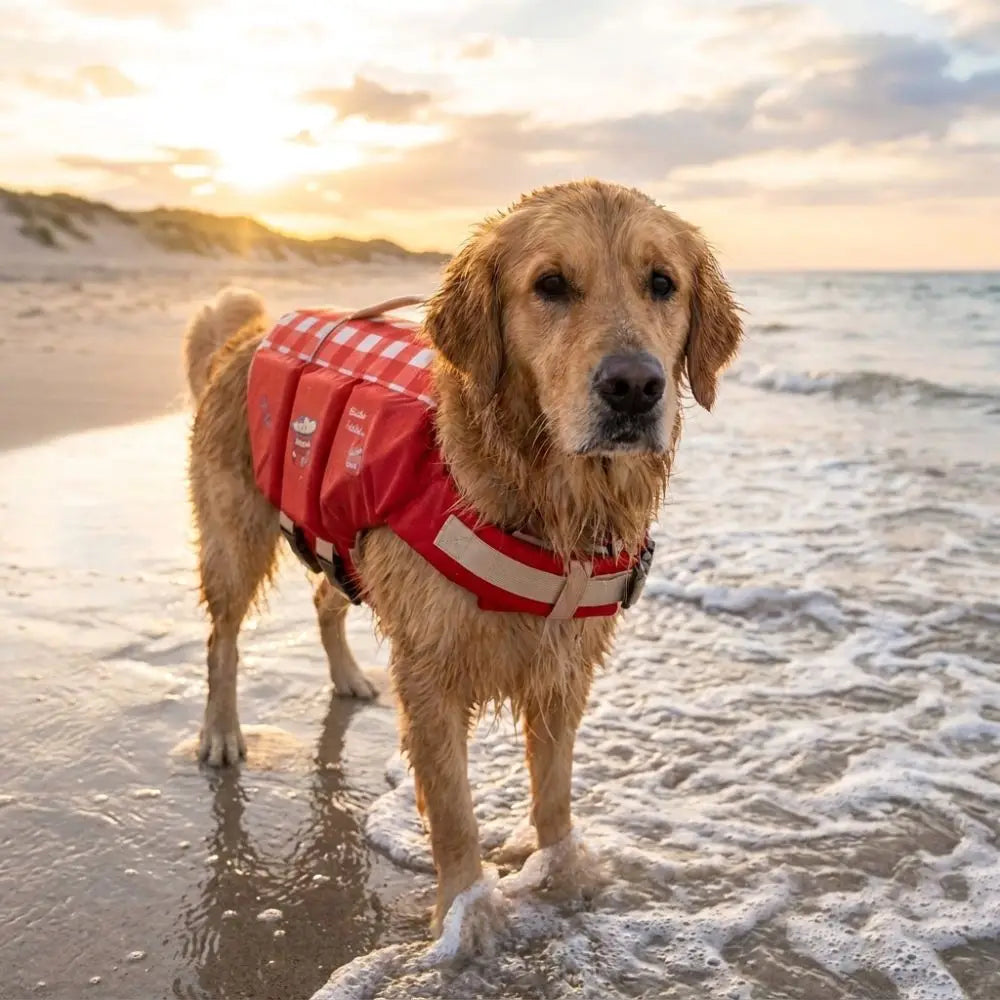 Waterproof Dog Life Jacket — Adjustable Safety Vest for Dogs