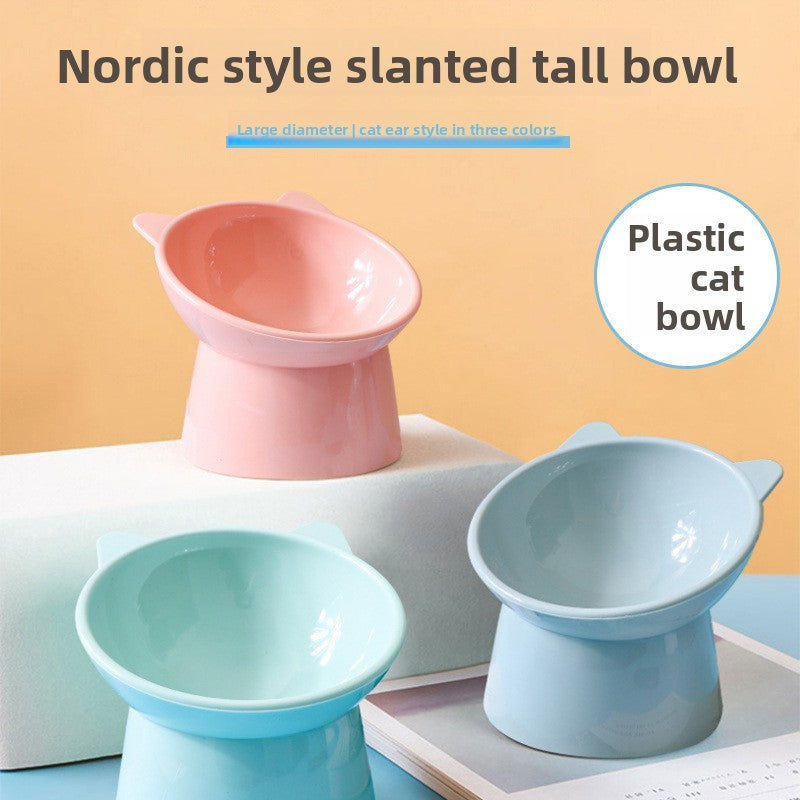 Elevated Anti-Tip Cat Bowl | Ergonomic Nordic Design