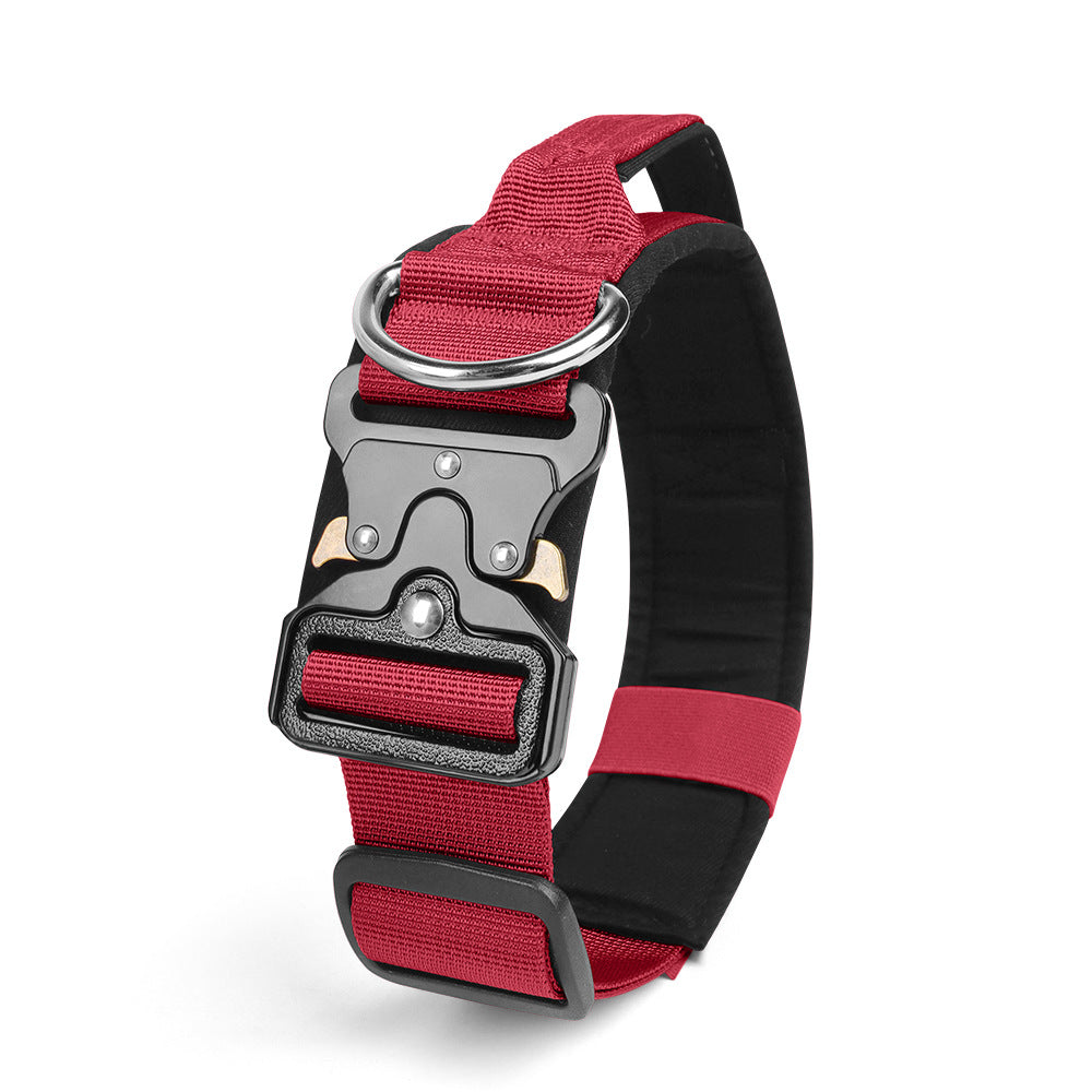 Tactical Dog Collar with Reflective Strips