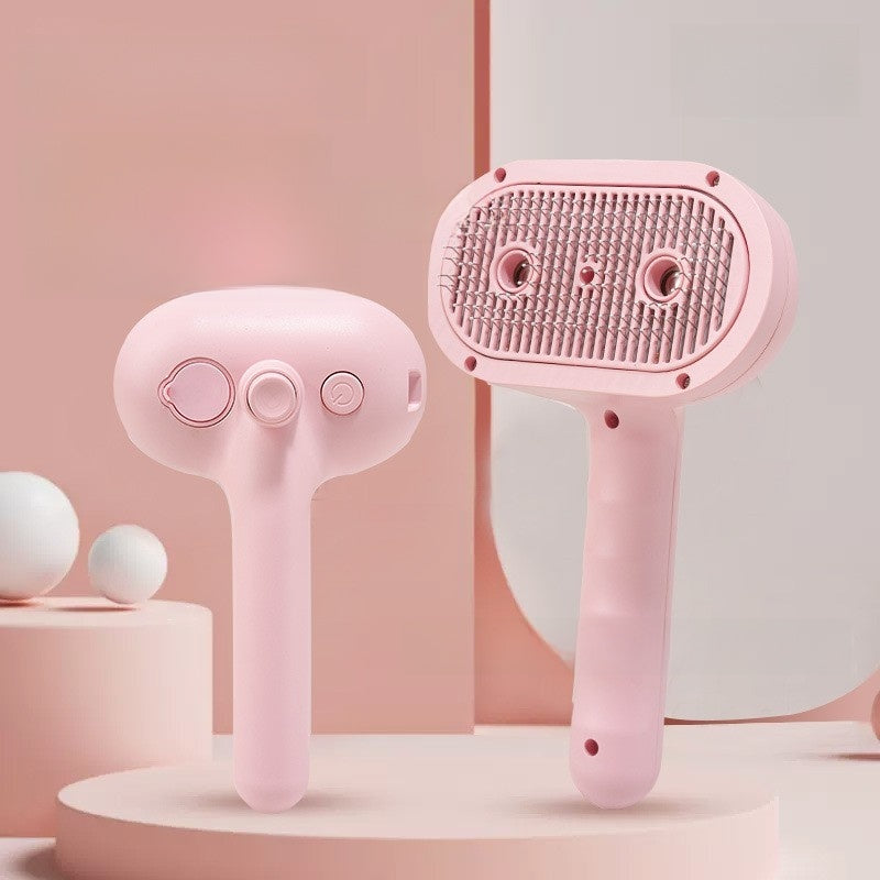 Electric Pet Grooming Spray Comb with Detangling Function