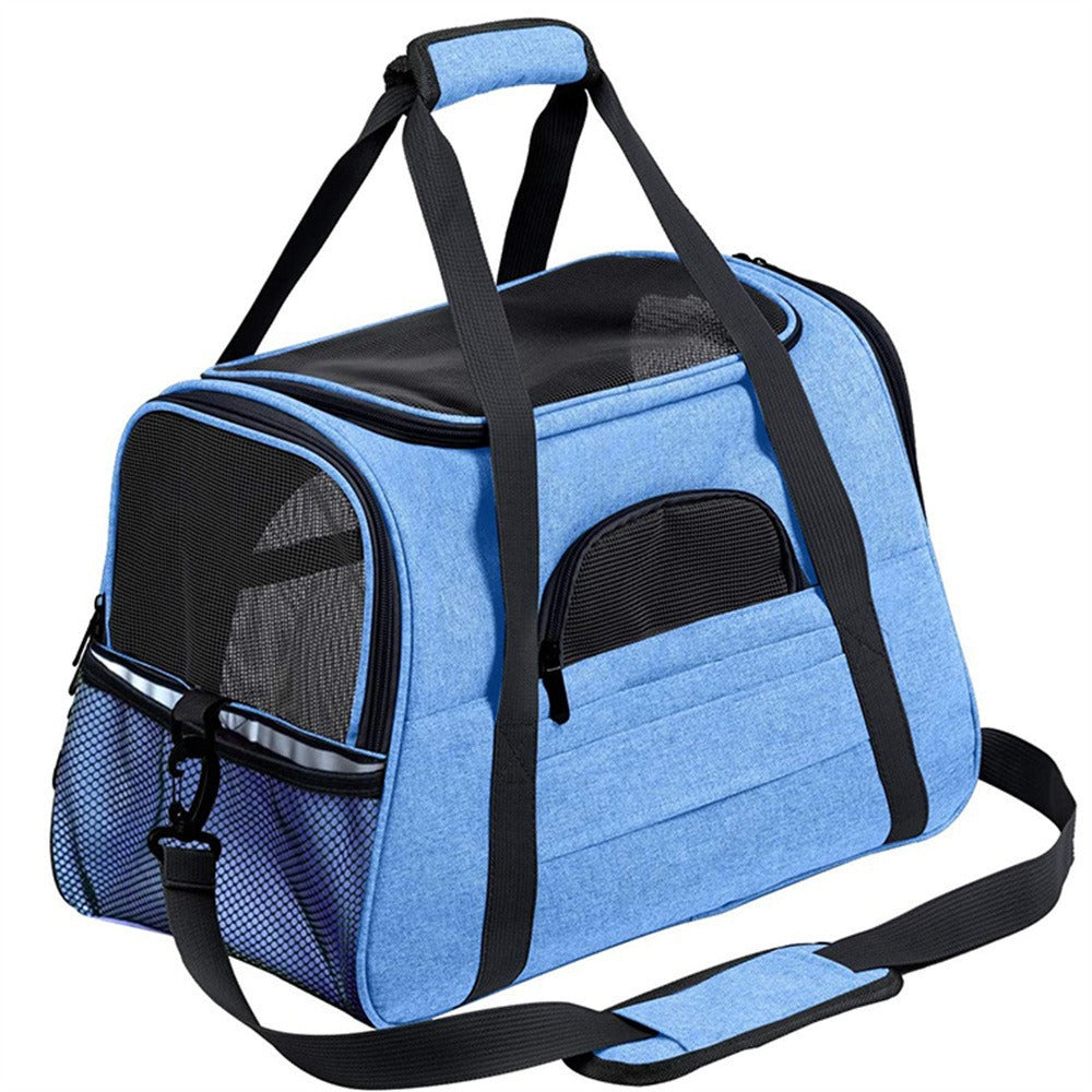Pet Carrier Bag for Cats & Small Dogs – Soft, Breathable & Foldable