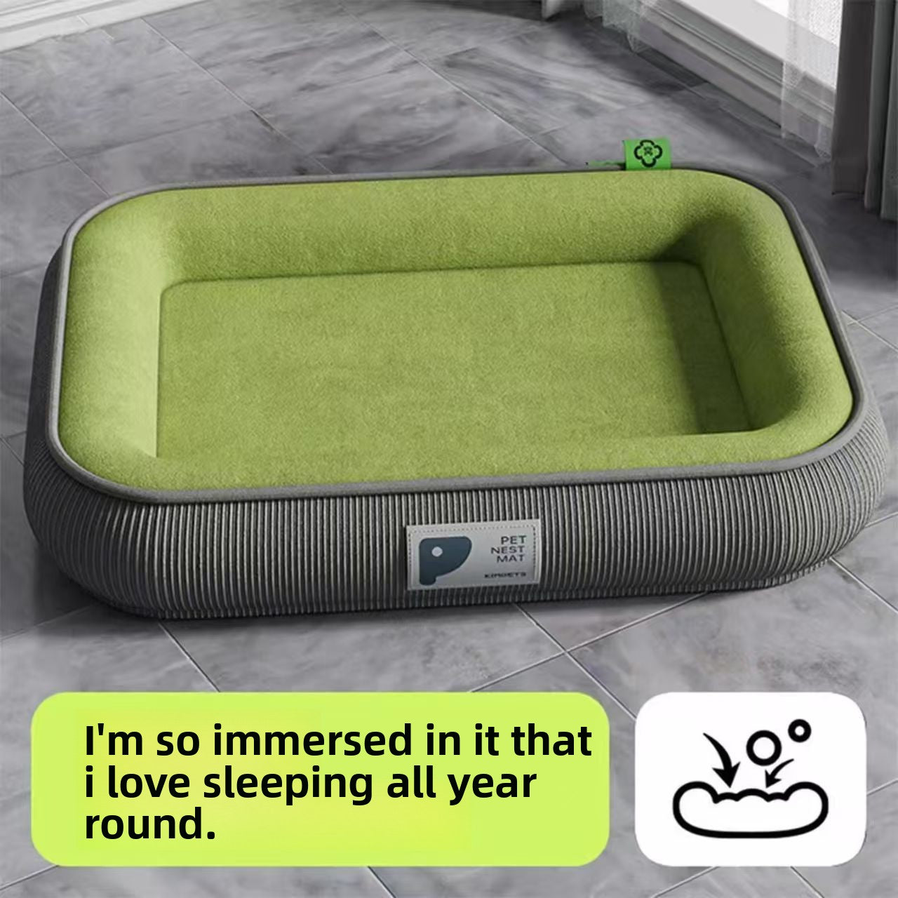 Cozy All-Season Pet Bed | Soft Nest for Dogs & Cats