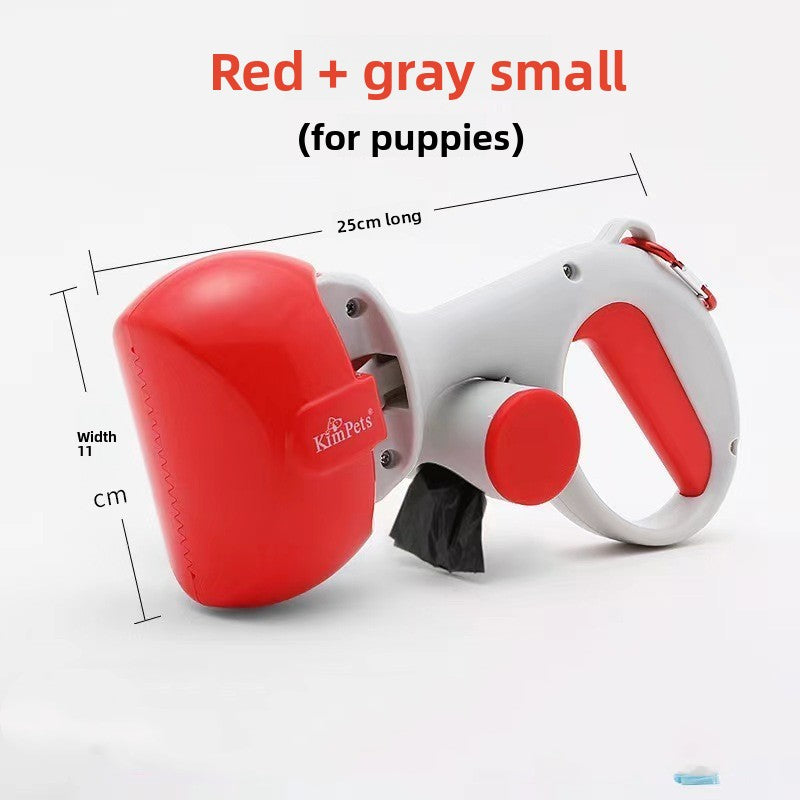 Dog Poop Scooper with Waste Bags – Portable & Hygienic