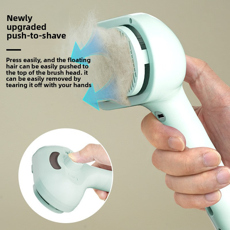 Electric Pet Grooming Spray Comb with Detangling Function