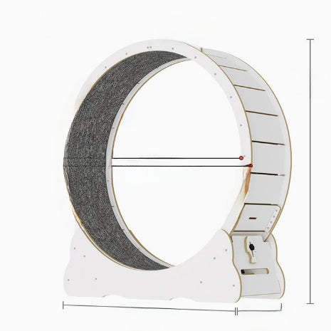 Solid Wood Silent Cat Treadmill Exercise Wheel