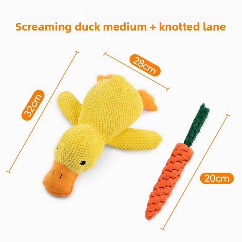 Interactive Plush Dog Toy | Squeaky & Chew-Resistant Pet Toy
