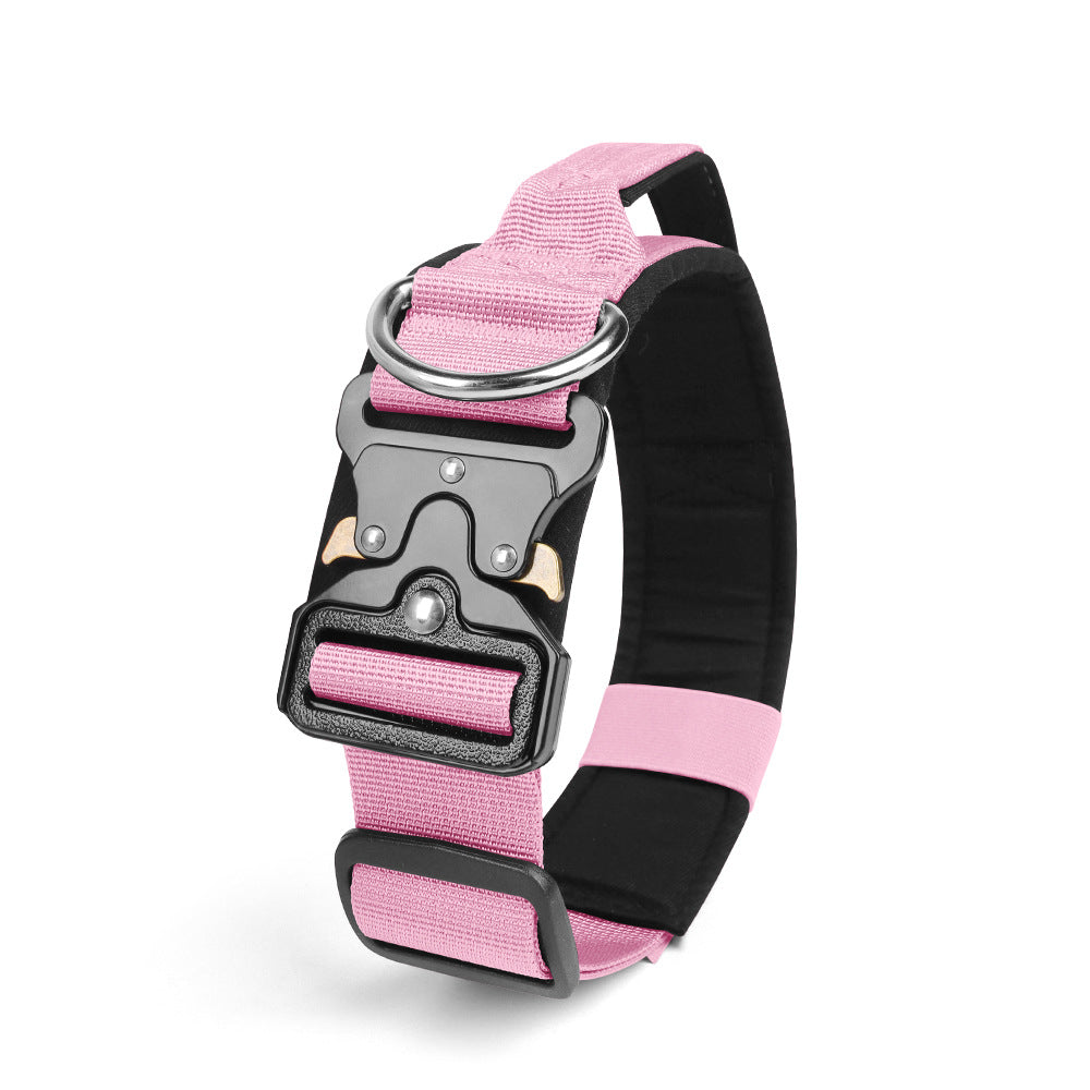Tactical Dog Collar with Reflective Strips